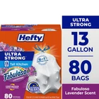 Hefty Ultra Strong 13 Gallon Trash Bags, Tall Kitchen White, Fabulos New. Price: $15.47.