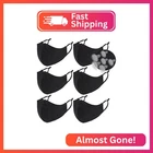 Beatbasic 6 Pcs Black Cloth Face MASK,3 Ply BB-9201 Material, Reusable Fabric Wa New. Price: $19.68.