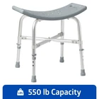 Medline Bariatric Bath Chair And Shower For Elderly, Sturdy, 12-IN Seat New. Price: $49.39.