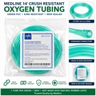 Pack Medline 14 Ft Oxygen Tubing Crush Resistant Green Pvc HCS4524G New. Price: $21.99.
