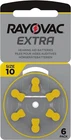 60 Rayovac Extra Advance Hearing Aid Batteries Size 10 New. Price: $15.99.