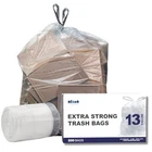 Plasticplace Extra Tall Clear Drawstring Trash Bags 13 Gallon 200 Count New. Price: $68.59.