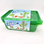Ziploc Holiday Green Large Rectangle Food Storage Containers Limited Edition 2PK New. Price: $33.99.