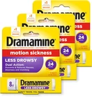 Dramamine All Day Less Drowsy Motion Sickness Relief (8 Count, 3 Pack) New. Price: $23.15.