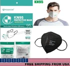 Powecom Protective Face Mask Respirator GB2626-2019 White Black New. Price: $15.89.
