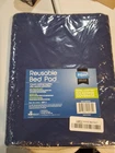Inspire Waterproof Mattress Protector, Dark Colored 34X54 (pack 1), Blue New. Price: $18.99.
