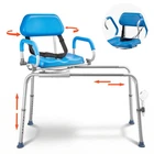 Sliding Shower Chair, 330 Lbs Transfer Bench For Bathtub With Swivel Seat, P New. Price: $181.02.