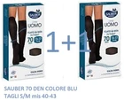 Sauber Mens 70DEN 13-17MMHG Graduated Compression Sock Size L/xl 43-45 Nuovo. Price: $48.01.