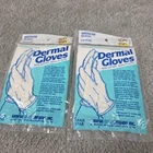 Dermal Gloves Medium 2 Pair By George Lot 100% Cotton Hand Protection New. Price: $8.05.