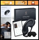3D Blackout Sleep For & Women, Soft Ice Silk Eye Mask, Adjustable Blind New. Price: $49.99.