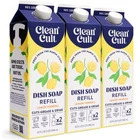 Cleancult Dish Soap Liquid Refills - Plant Based Cleaning Power Cuts Grease... New. Price: $32.24.