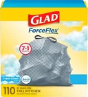 Glad Tall Kitchen Drawstring Trash Bags - Odorshield 13 Gallon White 110 Count New. Price: $34.50.